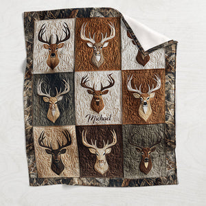 Love Hunting - Personalized Hunting Blanket