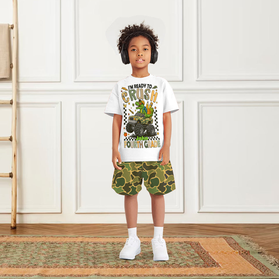 I'm Ready To Crush Kid Kid T-shirt & Shorts