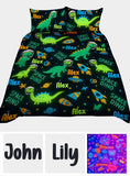 Cute Children's Gift Boys' Dinosaur Space Girls' Princess - Personalized Kid Bedding Set