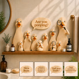 Silly Goose, Funny Goose - Personalized The Goose Wooden Floating Shelf