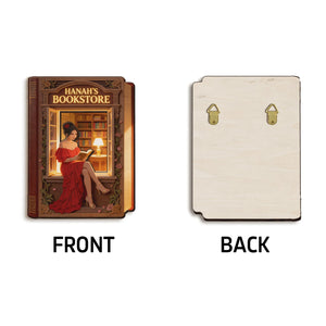 My Bookstore - Personalized Book Wooden Light Shadow Box