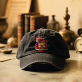 Alphabet Firefighter - Personalized Firefighter Washed Denim Cap