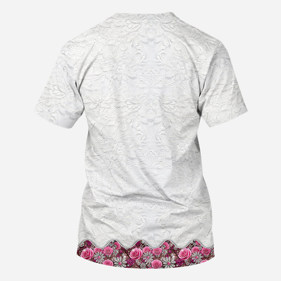 Stop Asking Why I'm Crazy - Personalized Flamingo All Over Shirt