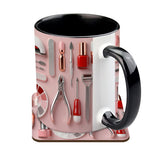 Nail Tech - Personalized Nail Salon Accent Mug & Coaster