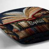 Love Books - Personalized Book Throw Pillow