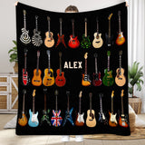 Rhythm & Cozy - Personalized Guitar Blanket