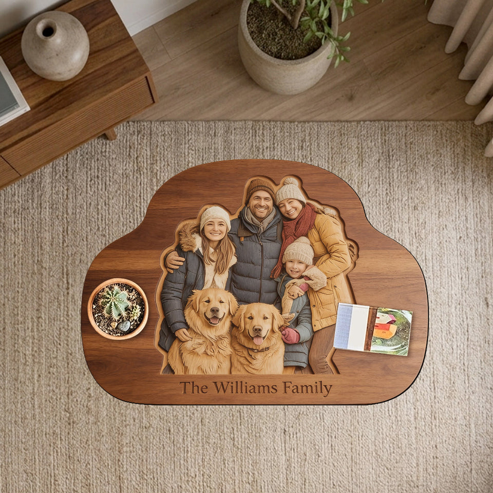 Custom From Any Photo - Personalized Family Table Custom Shape