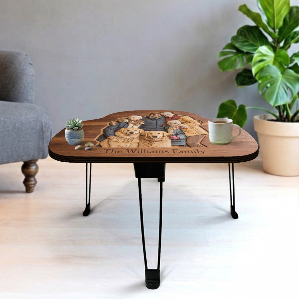Custom From Any Photo - Personalized Family Table Custom Shape