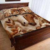 You & Me We Got This - Personalized Horse Quilt Set