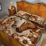 You & Me We Got This - Personalized Horse Quilt Set