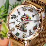 Gardening Time - Personalized Gardening Women Hand Watch