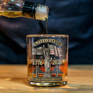 250th Anniversary - Personalized Whiskey Decanter Set