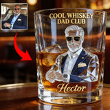 Cool Gift For Dad, Father's Day Gift - Personalized Father Whiskey Glass