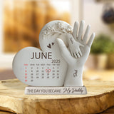 The Day You Became My Daddy - Personalized Father Custom Shaped Acrylic Plaque