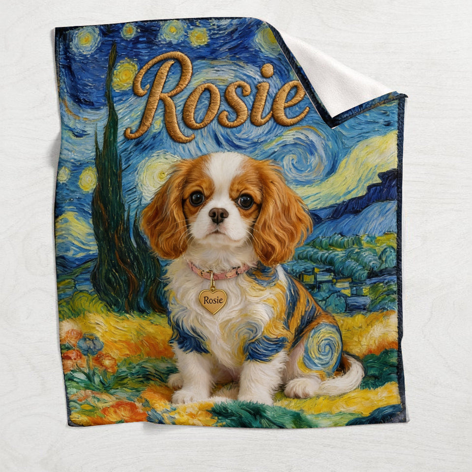 Pet Potrait - Personalized Dog Blanket