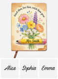 Teacher Gifts Boho Kraft - Personalized Teacher Leather Journal
