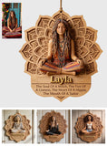 Soul Mandala Meditation - Personalized Hippie Custom Shaped Wood Sign
