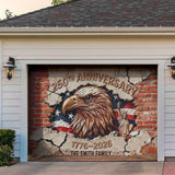 250 Years Of Blessing - Personalized Patriot Garage Door Banner