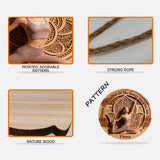 Please Be Mindful - Personalized Yoga Custom Shaped Wood Sign