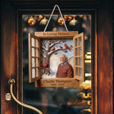 In Loving Memory - Personalized Memorial Custom Shaped Wood Sign