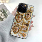 The Golden Gallery Case - Personalized Dog Clear Phone Case