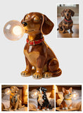 Blowing Bubble Lamp - Personalized Dog Acrylic LED Night Light
