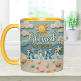 Blessed To Be Called - Personalized Grandma Accent Mug
