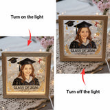 Class Of 2026 - Personalized Graduation Wooden Frame LED Light