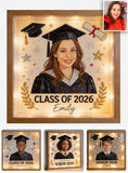 Class Of 2026 - Personalized Graduation Wooden Frame LED Light