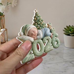 Baby's First Christmas - Personalized Kid Premium 3D Ornament