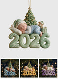 Baby's First Christmas - Personalized Kid Premium 3D Ornament