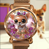 Love My Chihuahua - Personalized Dog Women Hand Watch