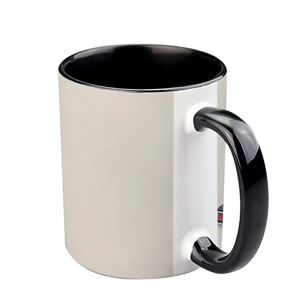 Easily Distracted by Firetruck - Personalized Firefighter Accent Mug