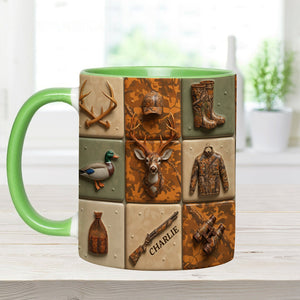 Love Hunting - Personalized Hunting Accent Mug