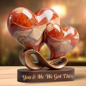 You Will Forever Be My Always - Personalized Couple Custom Shaped Acrylic Plaque