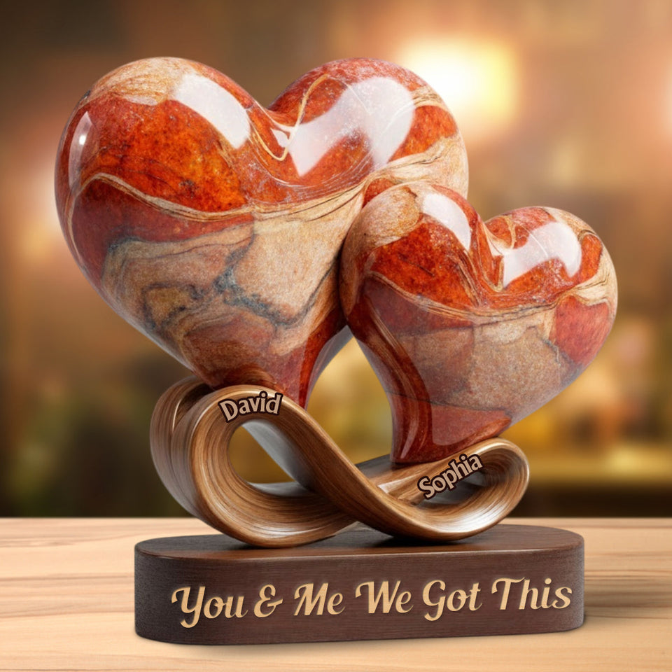You Will Forever Be My Always - Personalized Couple Custom Shaped Acrylic Plaque