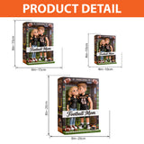 Football Mom - Personalized Football Custom Shaped Acrylic Plaque