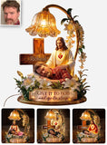 Give It To God And Go To Sleep - Personalized Christian Acrylic LED Night Light