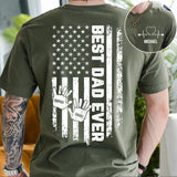Best Dad Ever - Personalized Father T-shirt And Hoodie