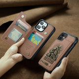 Kneel For The Cross - Personalized Veteran Wallet Phone Case