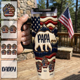 Proud Papa - Personalized Father Tumbler With Handle