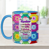 Crochet Lover Gift - Personalized Crocheting Accent Mug