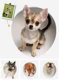 Your Dog Peeking Out Funny - Personalized Dog Decal Full