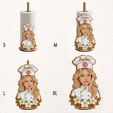 Master Cook - Personalized Cooking Paper Towel Stand