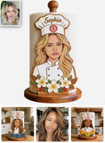 Master Cook - Personalized Cooking Paper Towel Stand