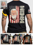 Legend - Personalized Grandpa All Over Shirt