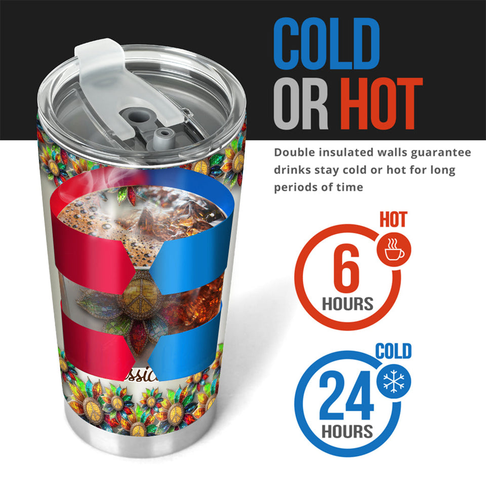Hippie Soul - Personalized Hippie Tumbler