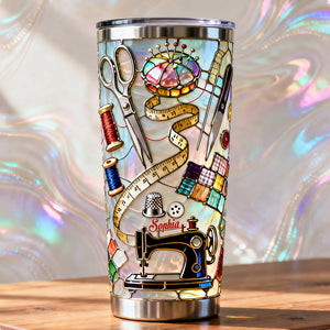 Love Sewing - Personalized Sewing Tumbler