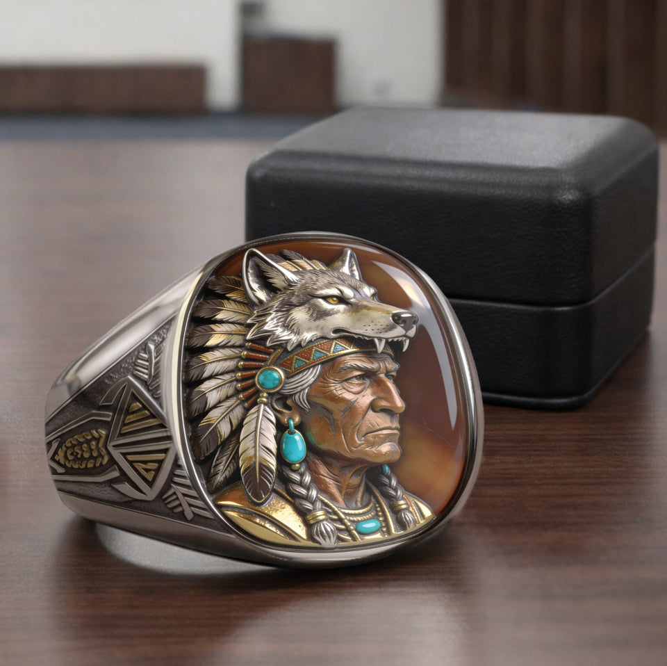 Indigenous - Personalized American Indian Signet Ring