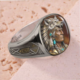 Indigenous - Personalized American Indian Signet Ring